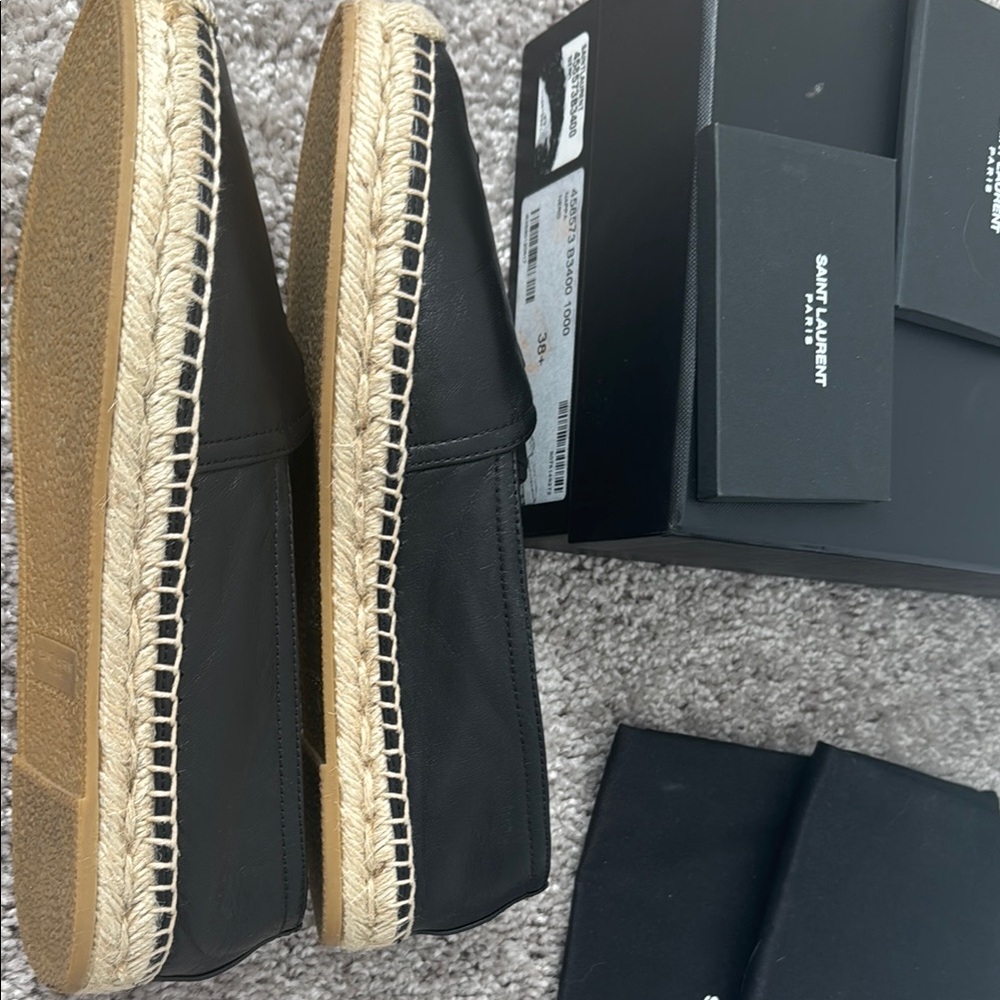 Saint Laurent Black Espadrilles - Picture 7 of 7